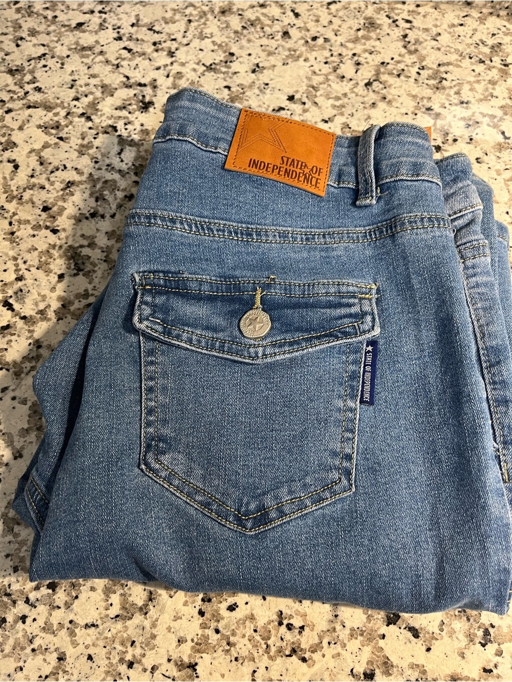 High-Rise Women's Jeans - Light Blue